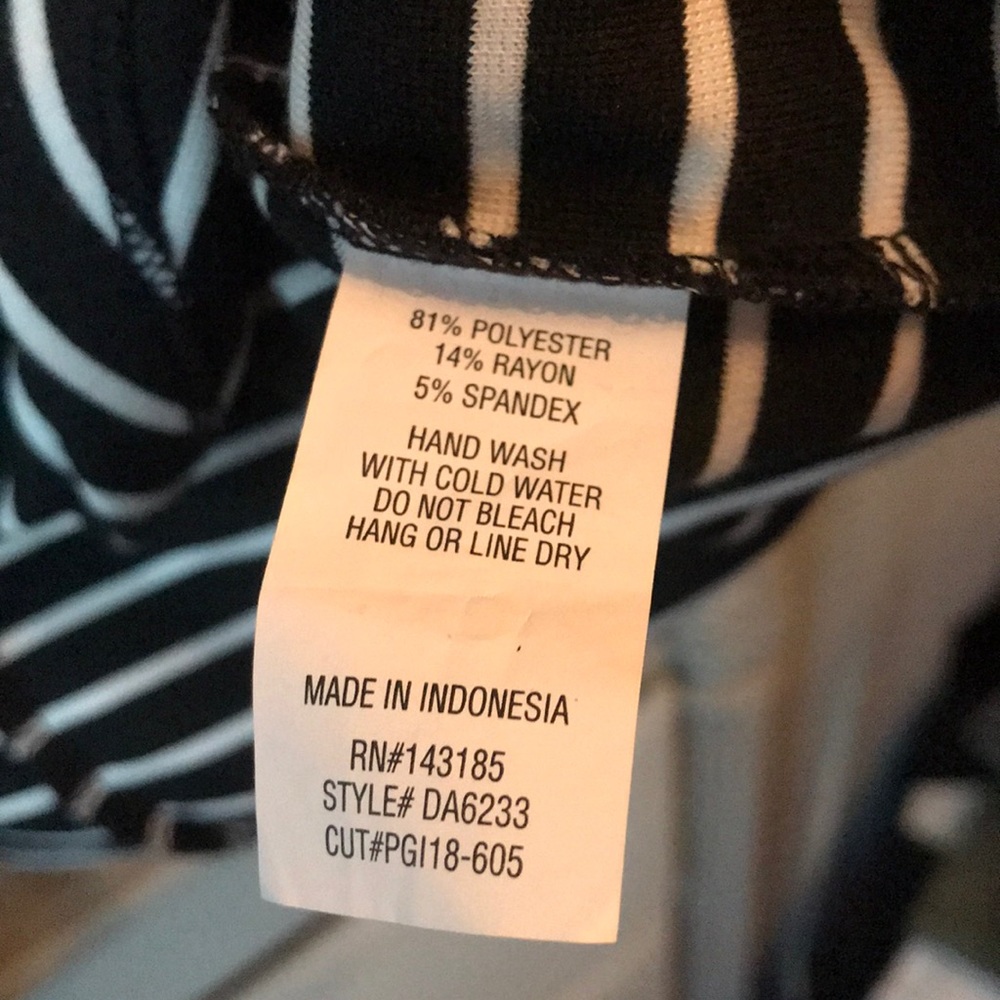 Handkerchief striped dress - Picture 3 of 3